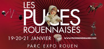 Les Puces Rouennaises au Parc des Expos de Rouen du 19 au 21 janvier 2018 - Tapissier décorateur tapissière décoratrice et Abat-jouriste Métissage et Matières