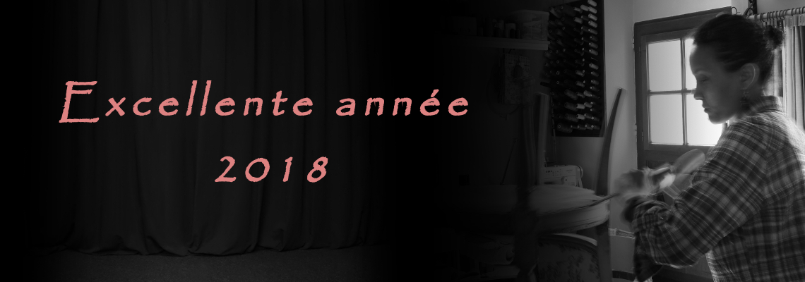 Voeux année 2018 atelier tapisserie d’ameublement et fabrication de luminaires Métissage et Matières Blaru Eure 27 Yvelines 78 Paris 75