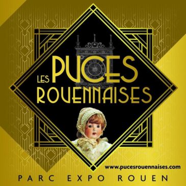 Les Puces Rouennaises au Parc des Expos de Rouen du 17 au 19 janvier 2020 - Tapissier décorateur tapissière décoratrice et Abat-jouriste Métissage et Matières
